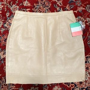 Wilsons Leather Skirts - Wilson Leather Buttercream Tan Leather Skirt Wilsons Leather Skirts - Wilson Leather Buttercream Tan Leather Skirt